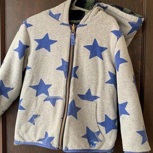 Mini Boden Borg-Lined Zip-Up Hoodie